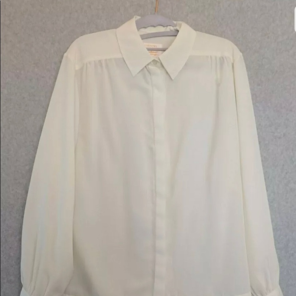 Vintage PENDLETON Country Sophisticates 80’s Long Sleeve Hidden Buttons USA L